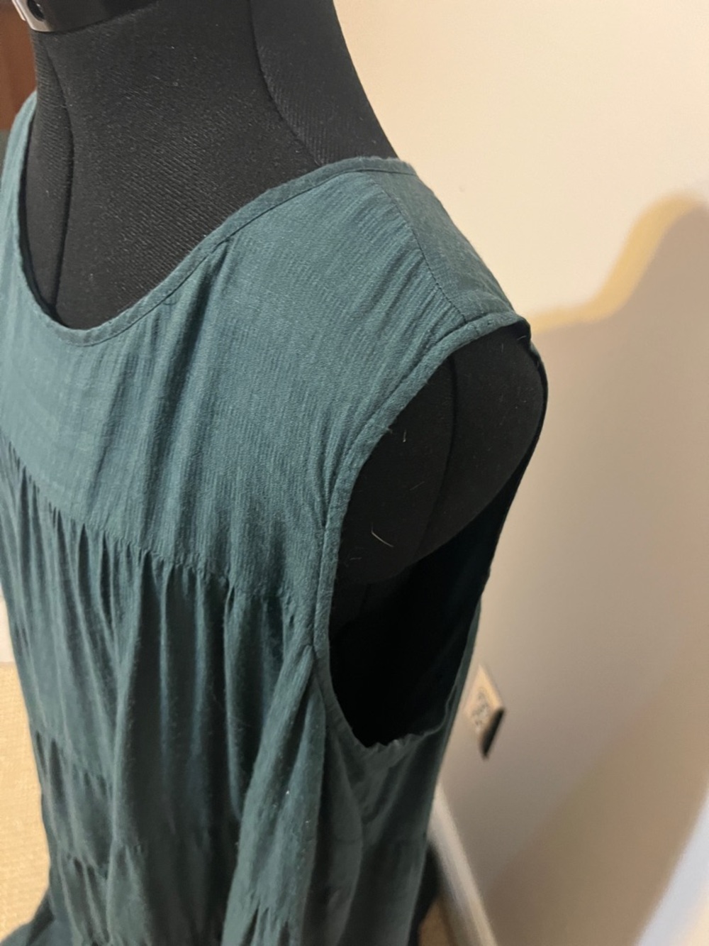 J. JILL Sleeveless Maxi Dress Jade Green - Picture 3 of 9